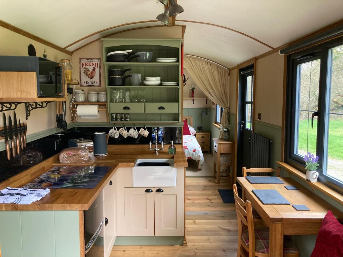 Brook The Shepherd Hut サルタッシュ エクステリア 写真